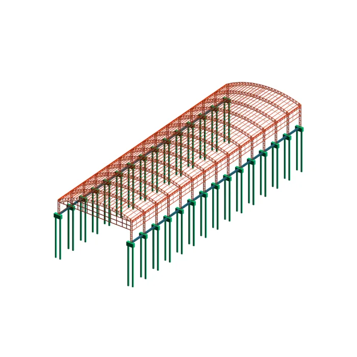 Projeto estrutural em BIM modelado em Revit